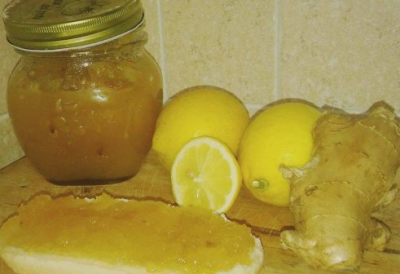 Marmellata light zenzero e limone