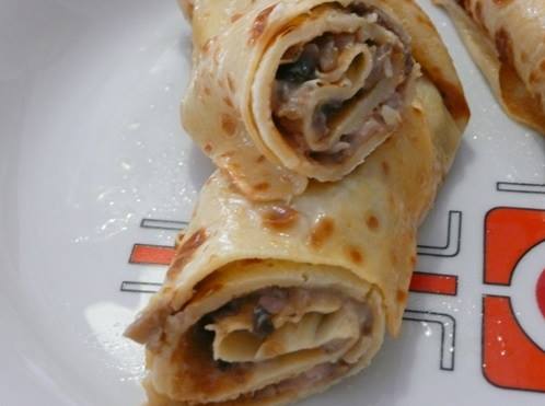 Crêpes ai funghi porcini